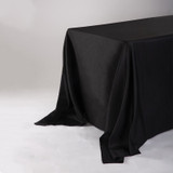 NAT * Table Cover 90"x132" Black 