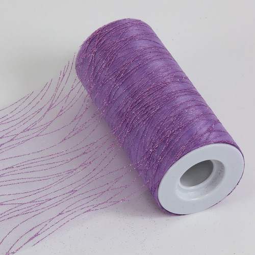 NAT * Sparkle Stripe 6x25yd Lavender