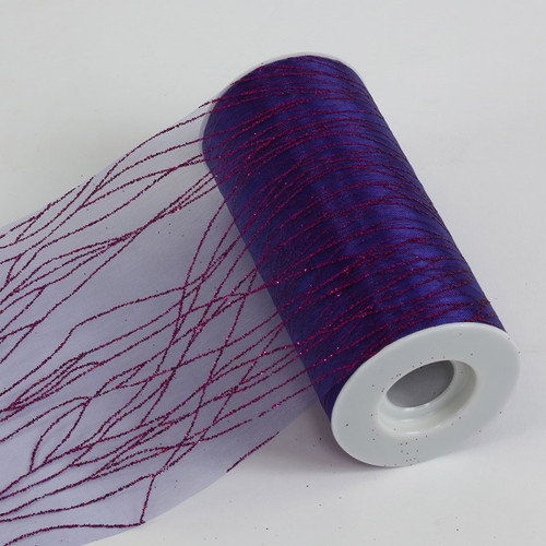 NAT * Sparkle Stripe 6x25yd Purple