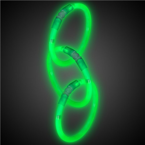 FUN *  8" Glow Bracelets Green 