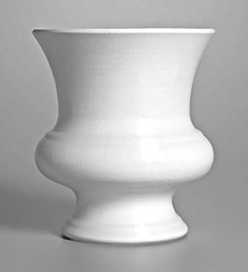 SYN * 7 3/4" Urn Designer White
