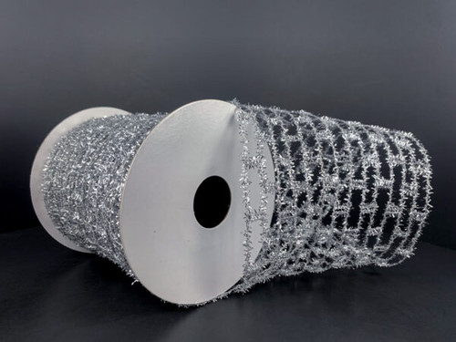JAS *  Expandable Tinsel 4"x10 Silver