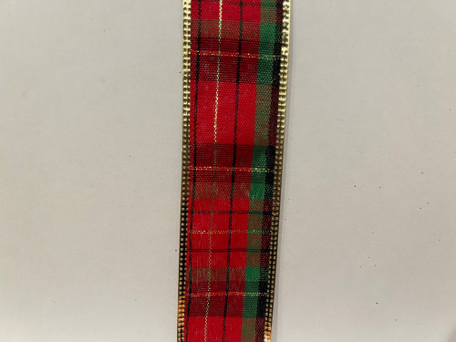 JAS *  DW Plaid 9/10 Red Green Gold