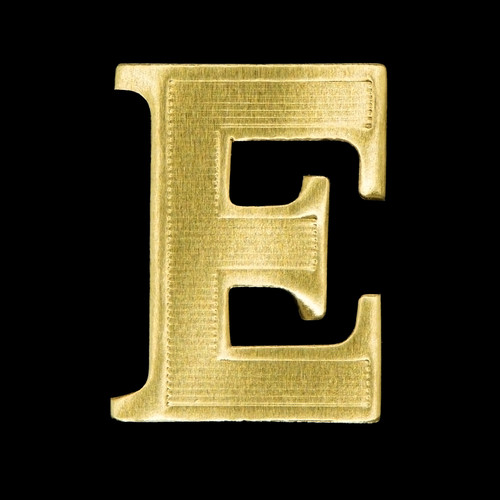 MAS * Gold Letters E