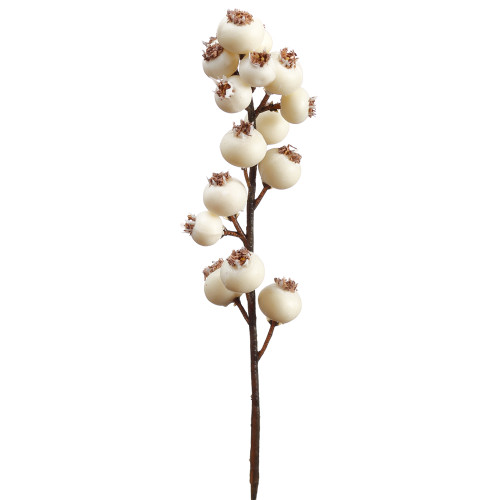 AS * 8" Plastic Berry Pick Cream AS * 8" Plastic Berry Pick Cream