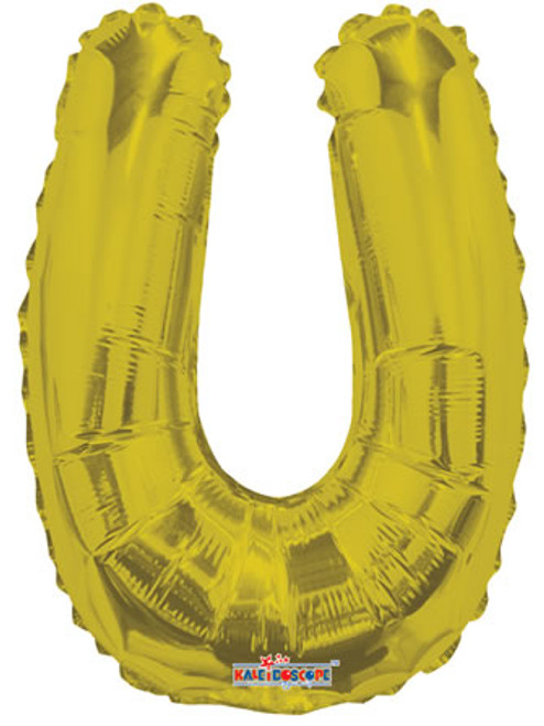 CVG 35089-14" Mylar Gold Letter "U"