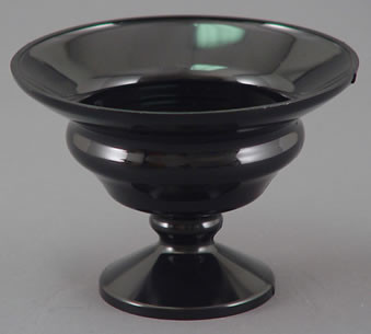 DL * 7" Iliad Round Vase Black