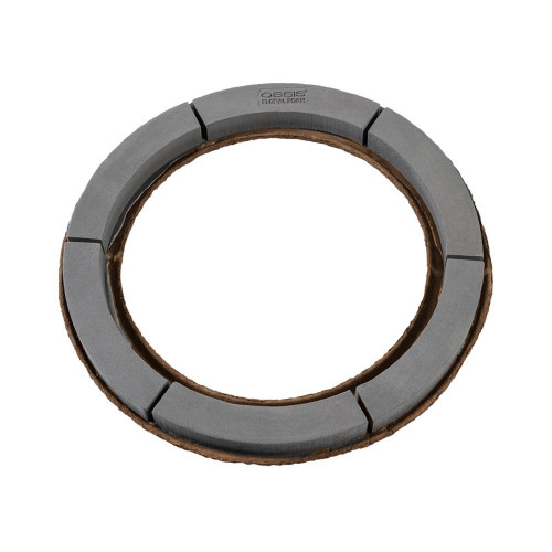 OAS * Mache Wreath 22" Black Foam
