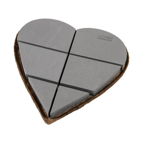 OAS * Mache Solid Heart 18" Blk Foam