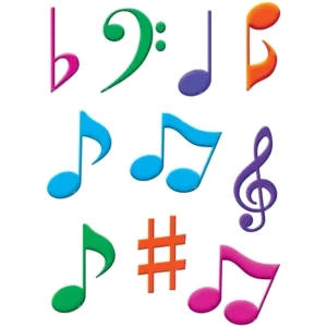 TCR-5417 Musical Notes Accents