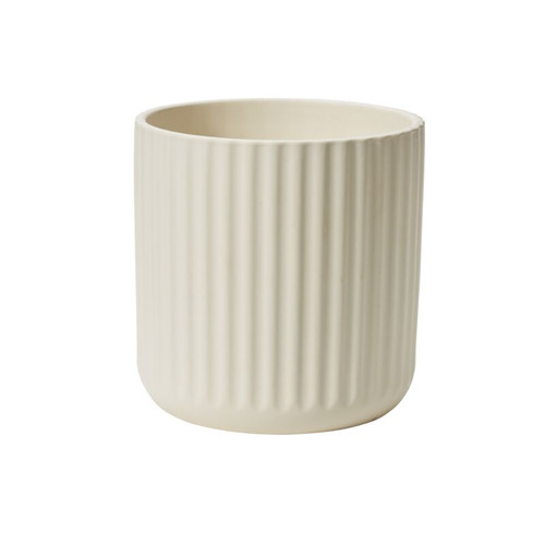 AD * Beam Pot 9.25"x9.25" Off White