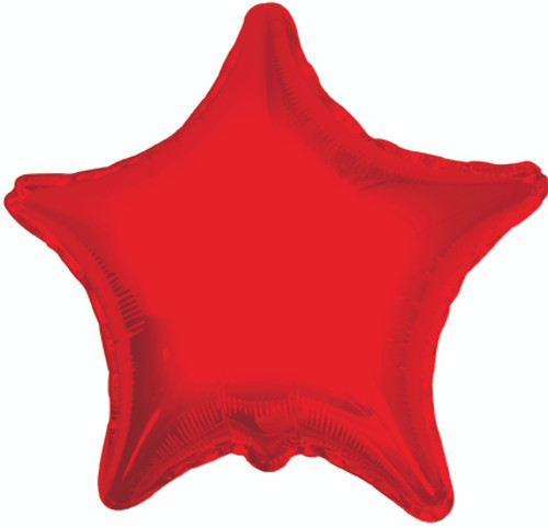 CVG-17342F Star Red 22" Mylarr Balloon