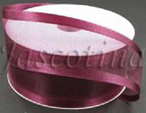 JAS *  Sheer Satin 3/25 Burgundy