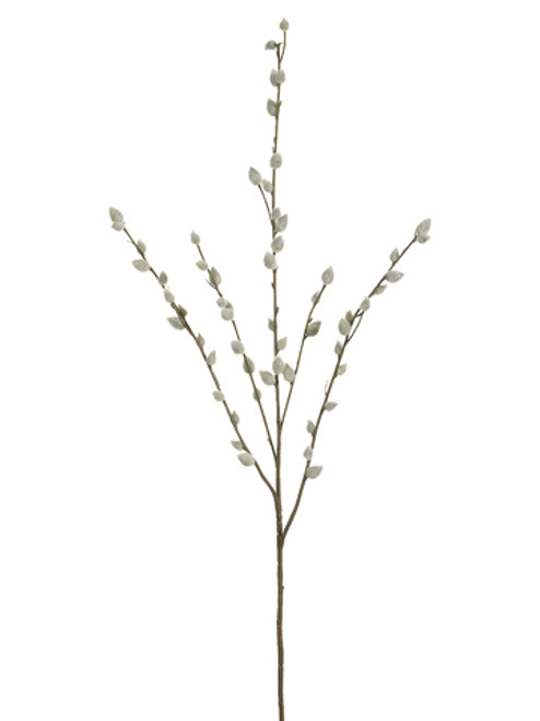 AS *  31" Pussy Willow Spray Gray