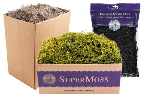 SMP *  Spanish Moss Dry 480 cu in Natural