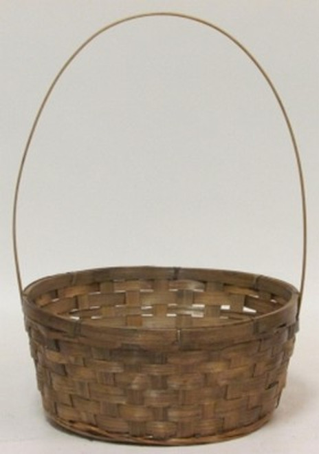 JBI * 6" Stained Basket w/Handle
