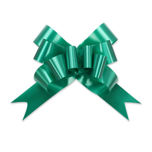 BI *  Butterfly Pull Bow 2" Emerald