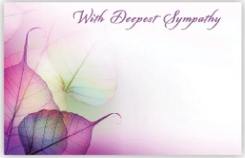 D88-SP0614 Enc Card With Deepest Sympathy