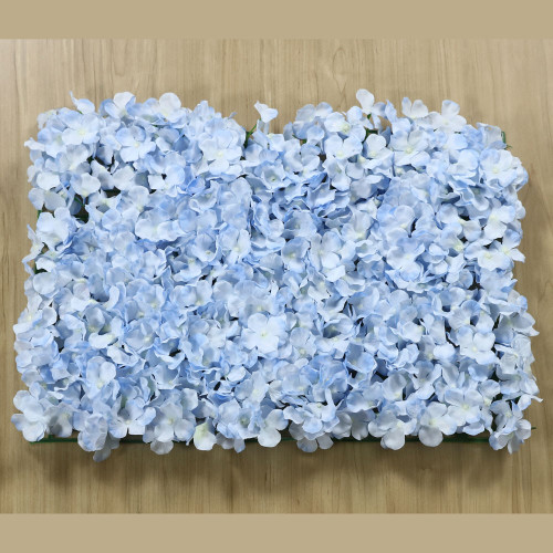 NAT * Hydrangea Panel 17x24" Blue