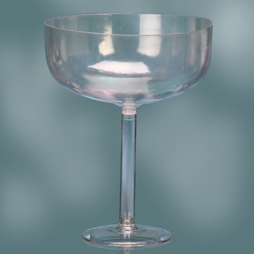 NAT * 12" Champagne Glass Clear