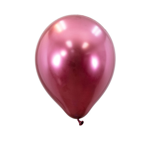 NAT * 12" Chrome Balloon Pink