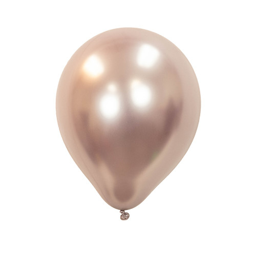 NAT * 12" Chrome Balloon Rose Gold