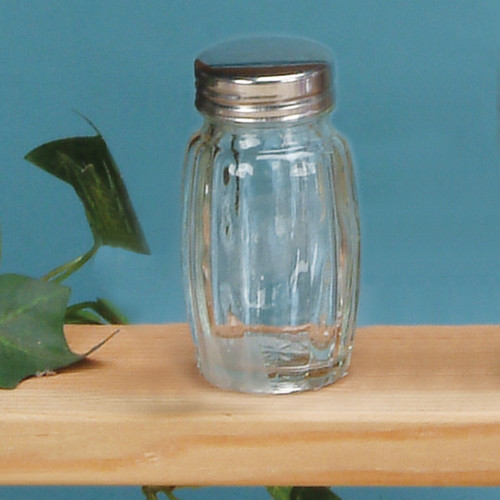 NAT-7085-CLR Octagon Glass Jar 1.25x2.75"