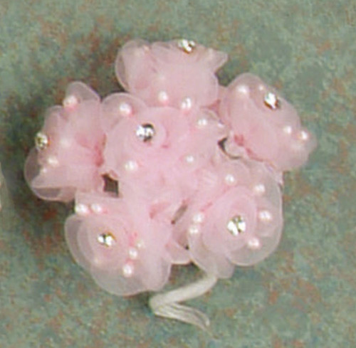 NAT * Organza Flower 6x12 Pink