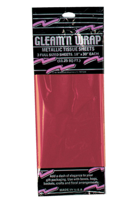 BEI *  Gleam 'N Wrap Sheets  Red