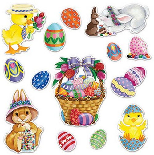 BEI *  Easter Basket&Friends Cutouts