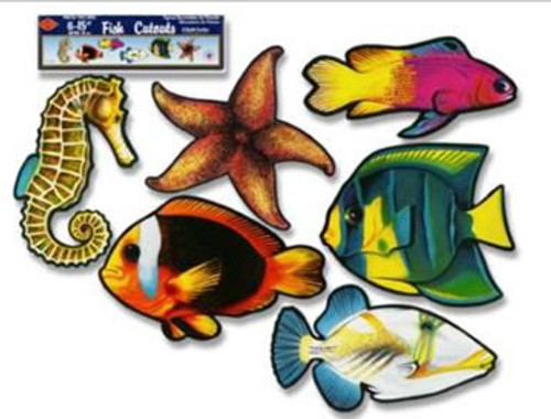 BEI *  Fish Cutouts 15"