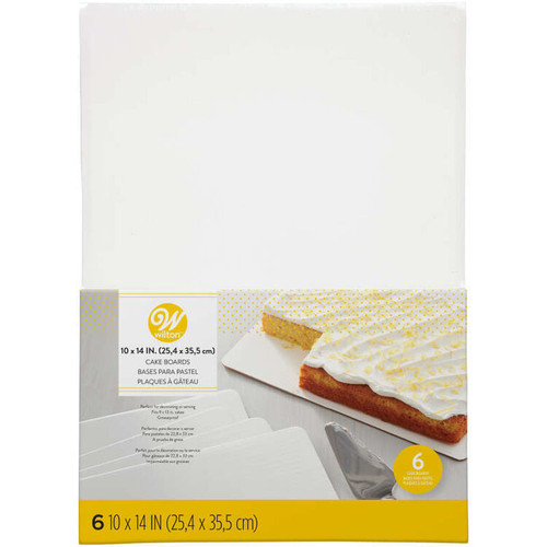 WIL *  10x14" Cake Board 6/Pack