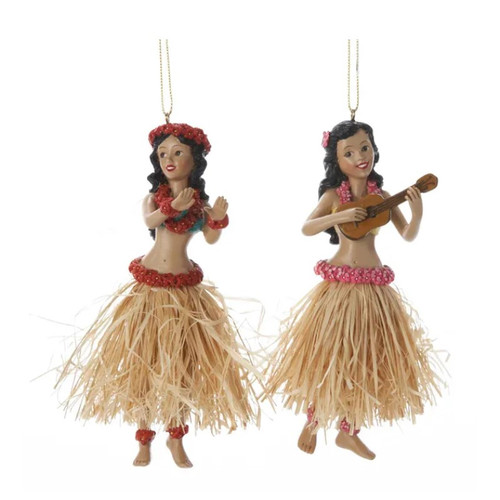 KA * 5.25" Resin Hula Dancer Orn