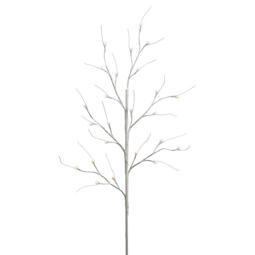 AS *  37" Twig Branch w/LED-White