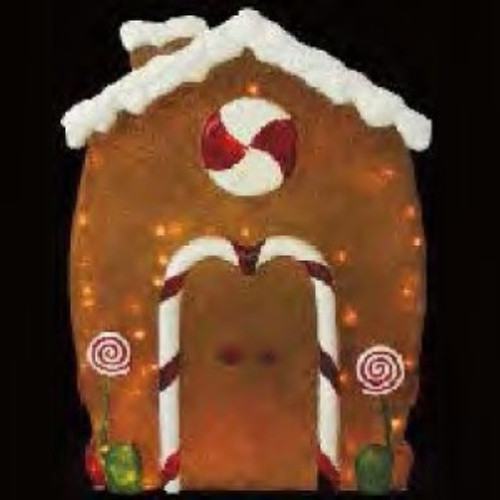 B * 44" Gingerbread House