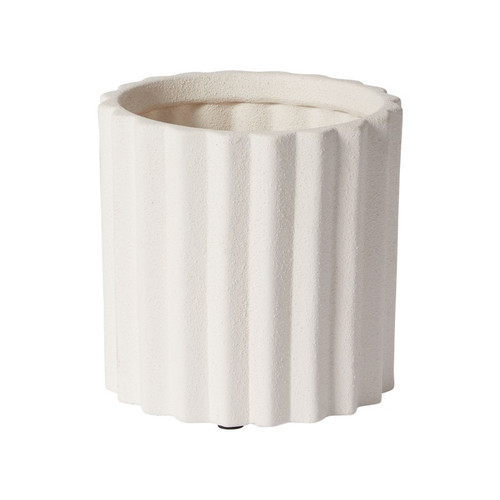 AD * Monticello Pot 5"x4.75" White