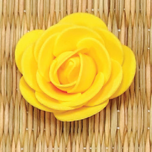 NAT-8106-YL 1.75" Foam Flower Yellow