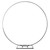 NAT-7892-SILVER 84" Circle Backdrop Silver