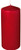 GWC * Candle Pillar 9"x3" Red
