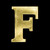 MAS * Gold Letters F