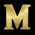 MAS * Gold Letters M