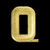 MAS * Gold Letters Q