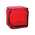 SYN * 4" Square Vase w/Lip Ruby