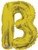 CVG 35069-14" Mylar Gold Letter "B"