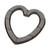 OAS * Mache Open Heart 24" Blk Foam