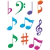 TCR-5417 Musical Notes Accents