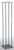 AD * Harlow Stand 8"x45" Dk Grey