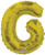 CVG 35074-14" Mylar Gold Letter "G"