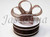 JAS *  5/8"x25y Sheer Chocolate White