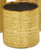 UNL *  Cylinder 3" High Etched Gold